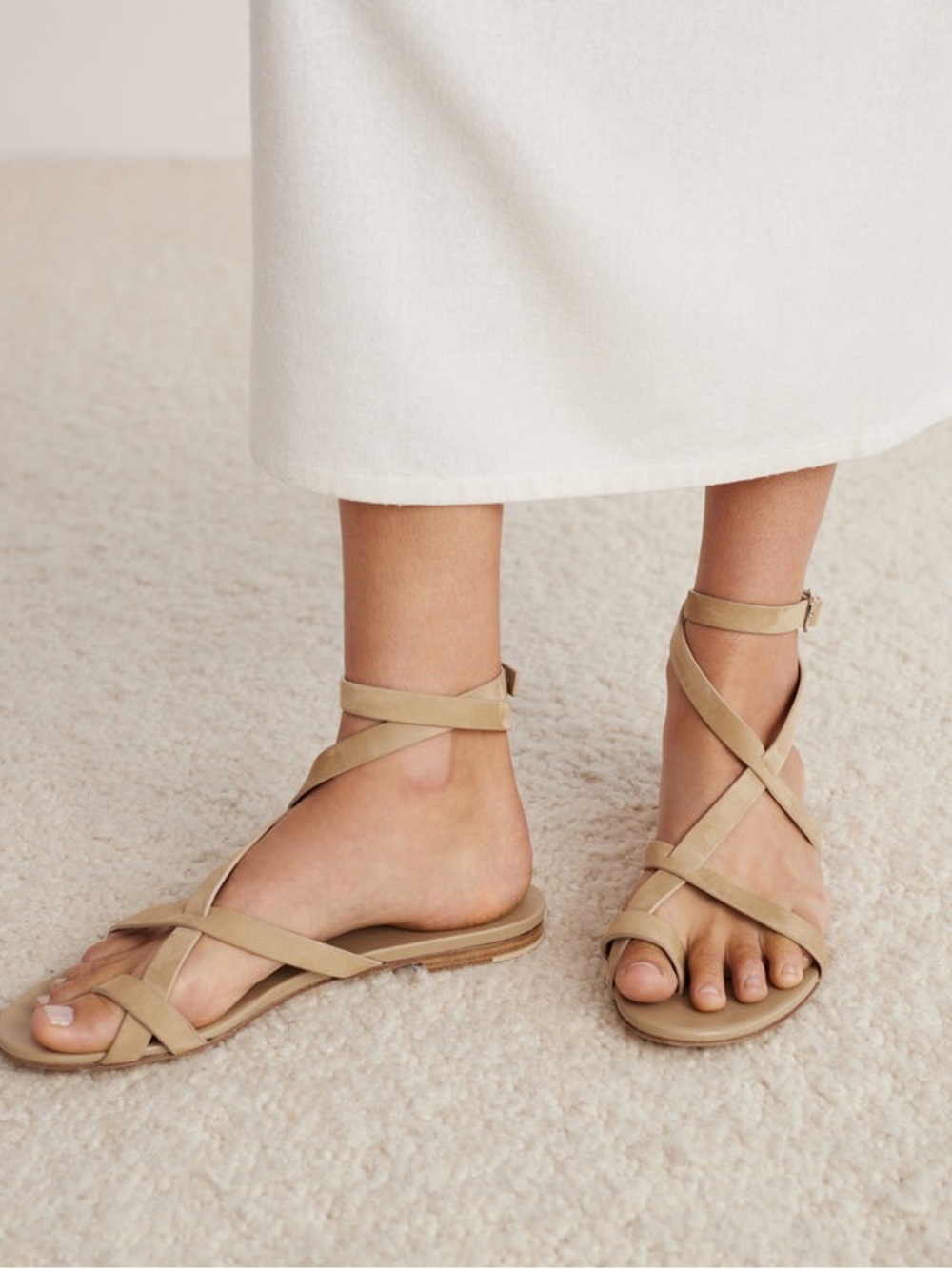 Jenny Kayne Oiled Leather Strappy Sandal